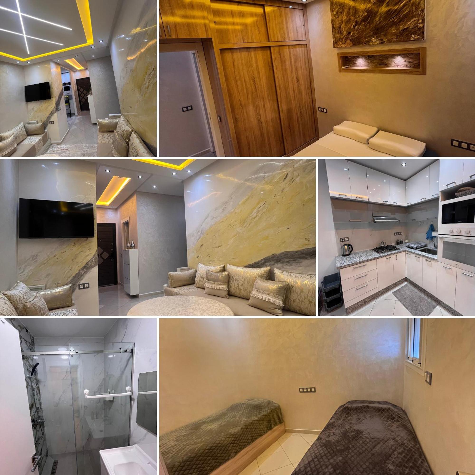 Appartement Renove Avec Style Et Parking Surveille 마라케시 외부 사진